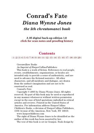 Chrestomanci Series: Conrad's Fate (3)