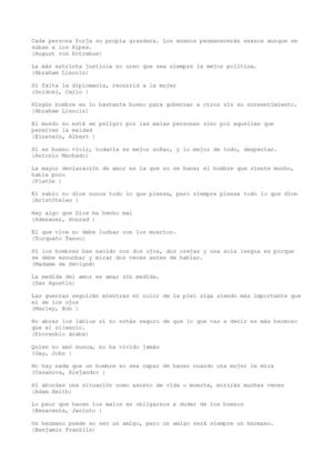 Recopilación de frases célebres