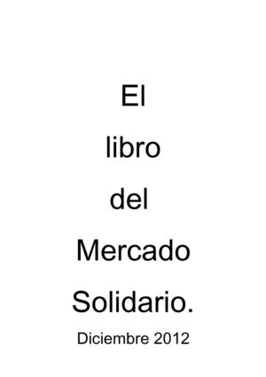 El libro del Mercado Solidario