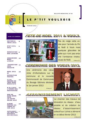 PTIT VOULXOIS N°60 FEVRIER 2012