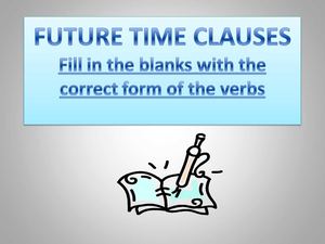 Future time clauses