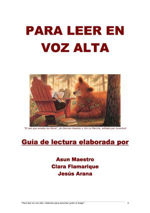 Guía de cuentos para leer en voz alta