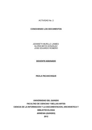CONOCIENDO LOS DOCUMENTOS