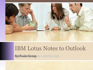 Domino to Outlook Conversion