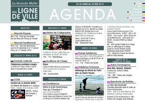 Agenda Mars -Avril 2012