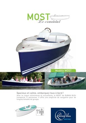 Le Most - Bateau électrique 11 places