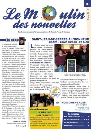 Le Moulin des Nouvelles #12