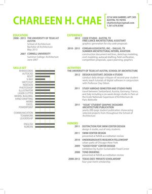 Charleen H. Chae [Resume]