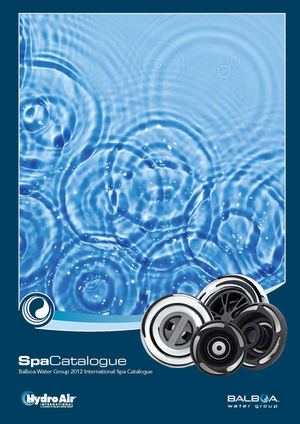 Spa Products Catalog 2012
