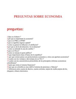 sociales- "PREGUNTAS ECONOMÍA"