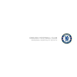Chelsea FC Hospitality Aquisition 2012-13