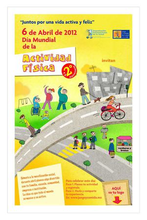 Cartel día mundial de la Actividad Física