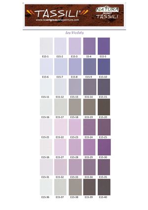 Nuancier Tassili - Natura - Les violets