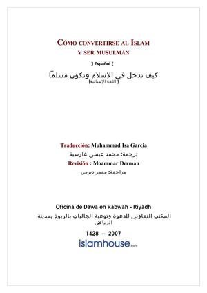 Cómo convertirse al Islam y ser musulmán