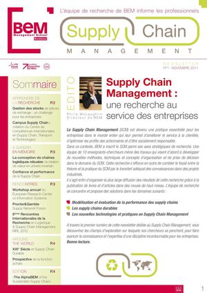 Newsletter BEM Supply Chain Management - FR