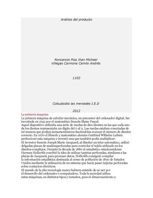 primera maquina de conputador