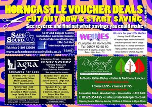 HORNCASTLE VOUCHER DEALS APRIL-MAY 2012
