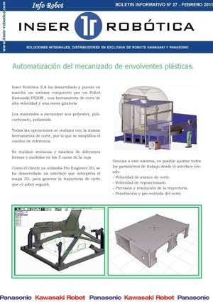 InfoRobot 27. Mecanizado de Envolventes Plásticas