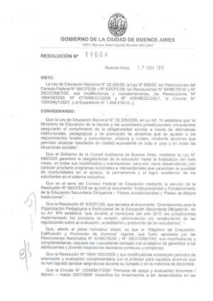 Resolución 11684/11