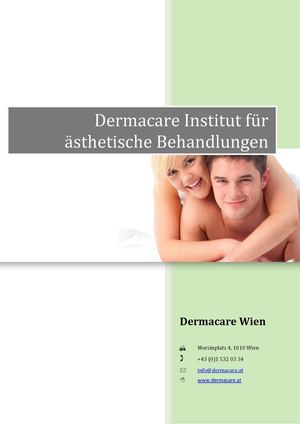 E-Book Dermacare - Botoxbehandlung, Tattooentfernung und Haarentfernung in Wien
