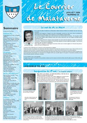Courrier de Malataverne o9 N°25