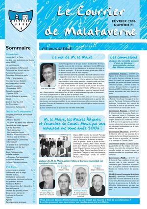 Courrier de Malataverne p1 N°23