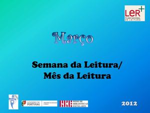 Semana/Mês da Leitura