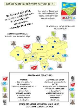 Le rallye des 5 sens