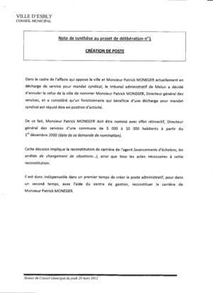 Esbly CM 290312 délib