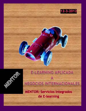 E-LEARNING APLICADA A MENTOR