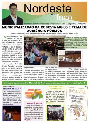 Comunidade em Foco- Jornal 2- junho/2009