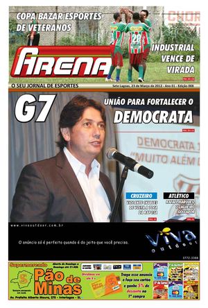 Jornal Arena 008 -  O seu jornal de esportes - 23/03/2012
