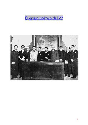El grupo poético del 27
