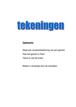 tekeningenboekje
