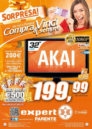 Volantino Expert gruppo Parente dal 24/3 al 7/04/2012