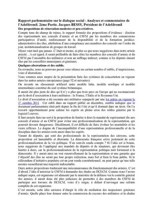 Rapport parlementaire sur le dialogue social