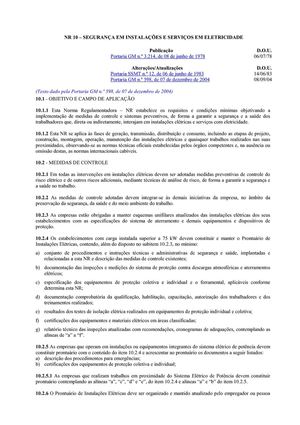 NR-10 Eletricidade