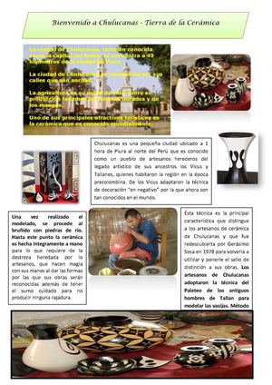 CHULUCANAS.. TIERRA DE LA CERAMICA