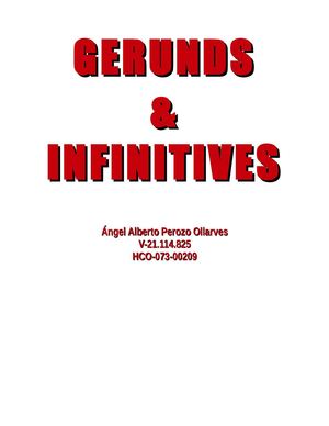 Magazine Gerunds and Infinitives