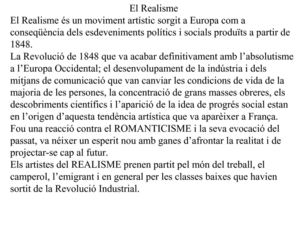 Realisme i impressionisme