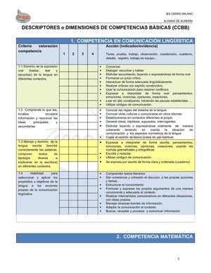 EVALUACION COMPETENCIAS BASICAS 1