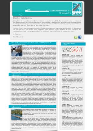 Newsletter CNBA n°15