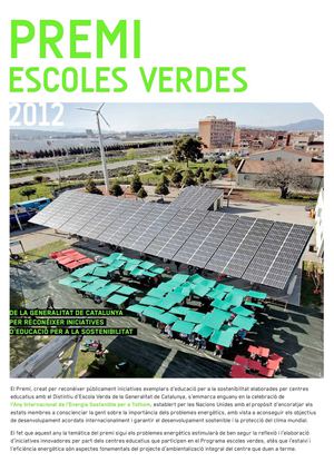 Premi Escoles Verdes