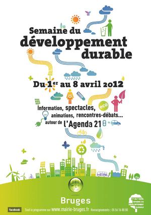 Plaquette Semaine du développement durable