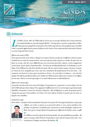 Bulletin CNBA n°30 - Mars 2011