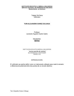 Trabajo Del Voltimetro