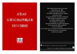 Atlas du crime