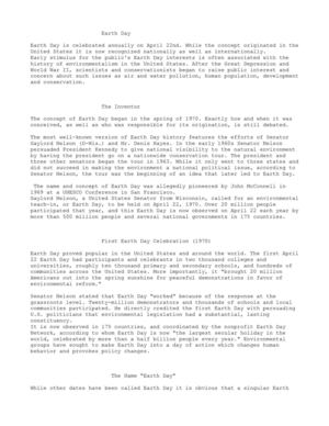 Earth Day