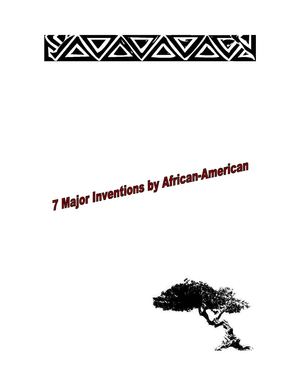 7 Major Inventions by African-Americans