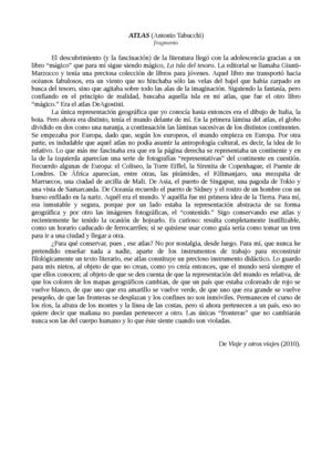 Atlas (Antonio Tabucchi)